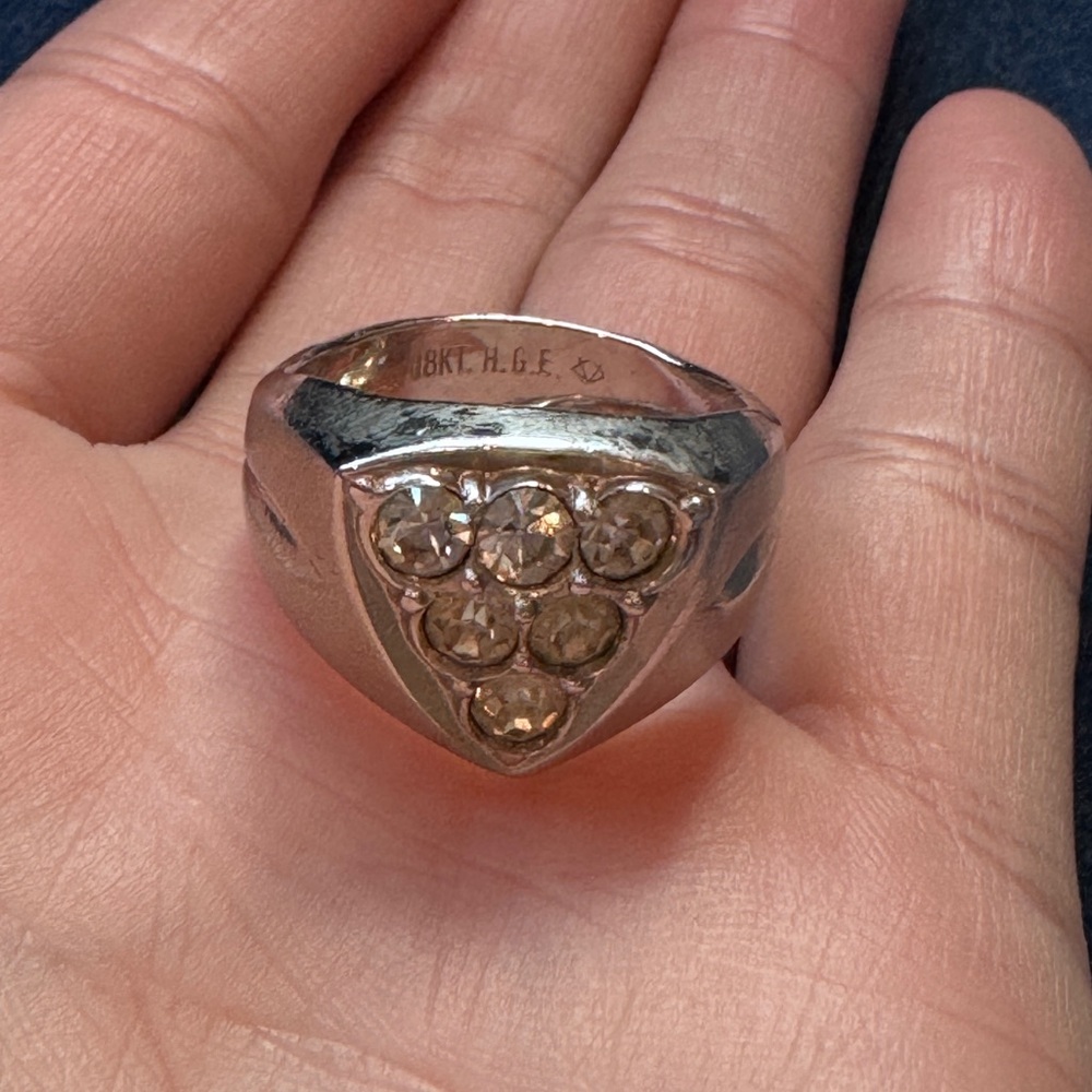 18kt H.G.E Men’s Ring